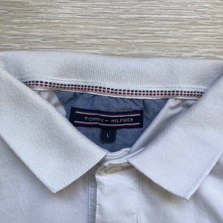 Polo Tommy Hilfiger Rayas Amarillo Blanco y Azul