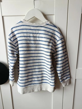 Sudadera Zara niño 6 años rayas azules