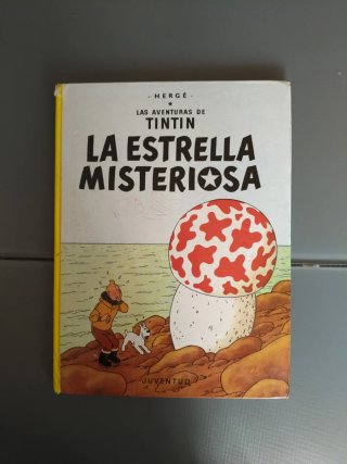 Cuatro libros de Tintín