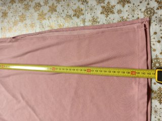 Vestido largo fiesta rosa talla Única. Sisa 46 cm