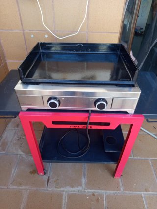 Plancha Eléctrica con Carrito