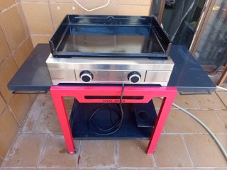 Plancha Eléctrica con Carrito