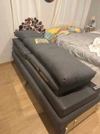 Sofá cama Friheten gris oscuro