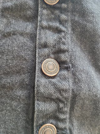 Falda vaquera negra Stradivarius Talla 40