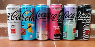 Coca-Cola Zero Edizioni Limitate (Set 6 Lata)