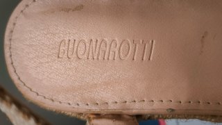 Alpargatas cuña Buonarotti beige talla 39