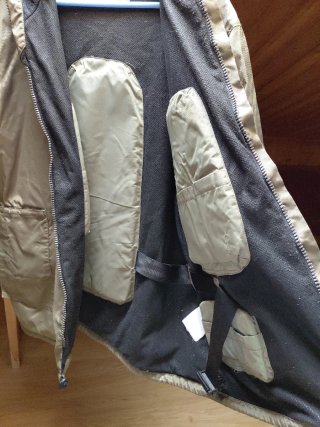 Abrigo  Hombre XXL Beige/Gris