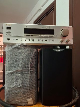 Onkyo TX-DS494 Receptor AV y B&W Altavoz