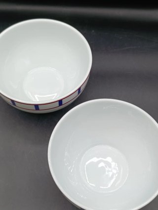 Set 2 bol porcelana francesa Sologne