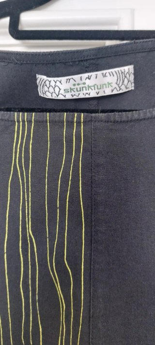 Vestido Skunkfunk Negro y Amarillo Talla M
