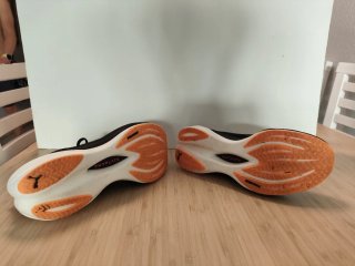 Zapatillas Puma Deviate Nitro 3 Negro Naranja