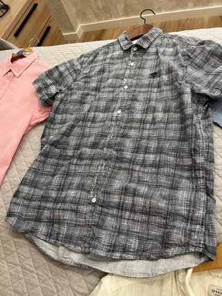 Lote 5 Camisas Manga Corta Hombre