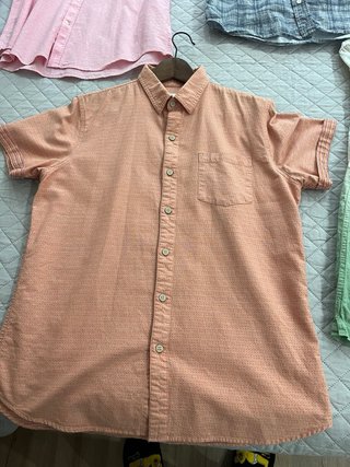 Lote 5 Camisas Manga Corta Hombre