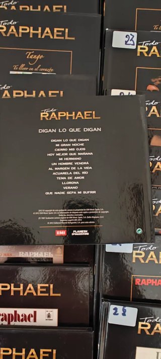Colección Todo Raphael 45 Libros-CDs