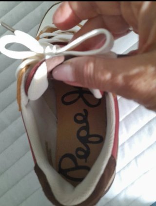 Zapatillas Pepe Jeans Beige y Rojo