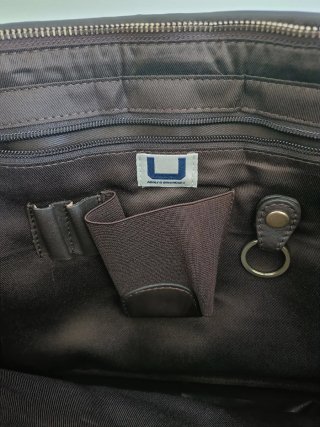 Bolso Adolfo Dominguez Piel Bovina Negro/Marrón
