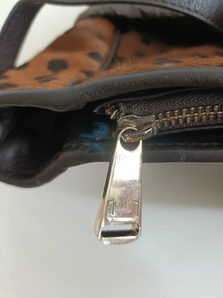 Bolso Adolfo Dominguez Piel Bovina Negro/Marrón