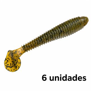 Vinilo Strike King Swimmer 95mm Green Pumpkin
