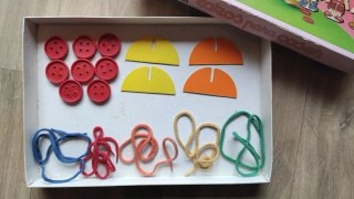 Juego Lazos para coser Educa años 80