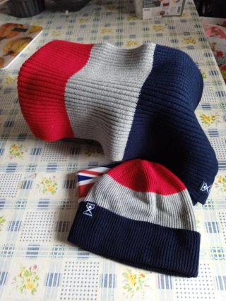 Conjunto gorro y bufanda Hackett London niños