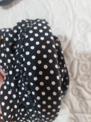 Camiseta manga corta Zara lunares manga corta