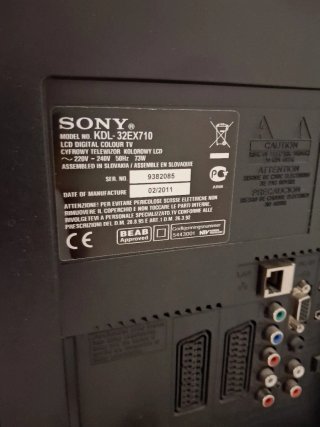 TV Sony Bravia para reparar