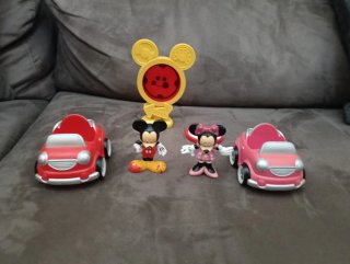 Set 2 Macchinine Minnie e Topolino Fisher