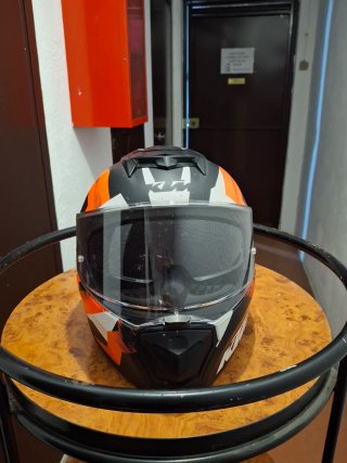 Casco KTM Naranja y Negro
