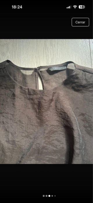 Blusa Zara volantes manga larga