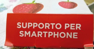 Supporto smartphone fragole