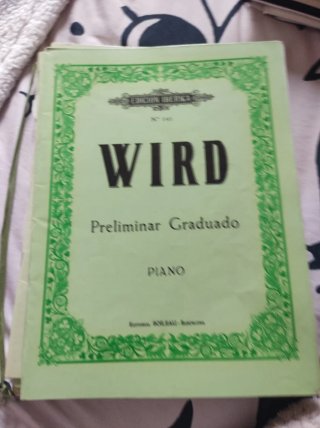 Partituras Piano Heller/Czerny/Wird...
