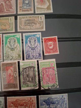 Lote Sellos Antiguos Colonias Francesas