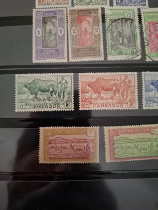 Lote Sellos Antiguos Colonias Francesas