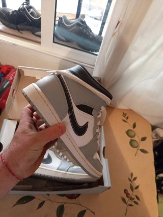 Jordan 1 Grigio e Bianco