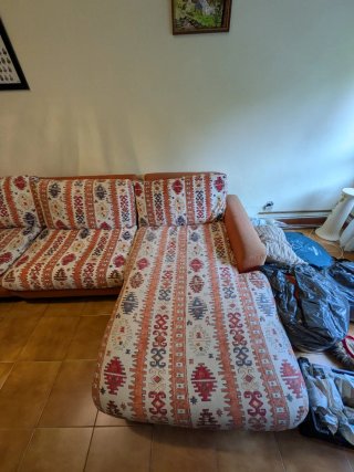 Sofá modular estampado