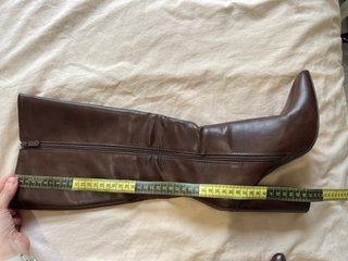 Botas altas marrones tacón