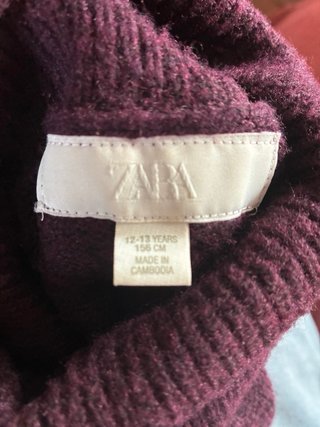 Jersey cuello alto zara