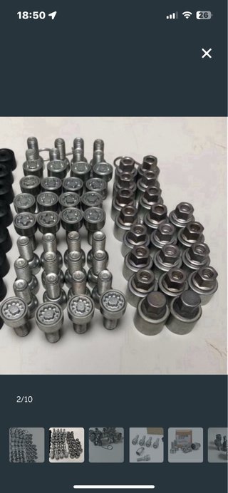 Tornillos antirrobo VW CADDY AUDI SEAT VW T4 5 T6