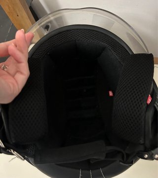 Casco CGM scooter bianco e nero