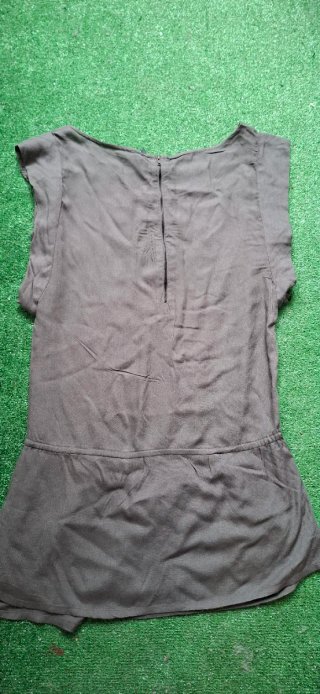 Vestido Bershka corto verde talla S