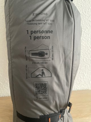 Tienda de campaña SIMOND MT 900 1 persona