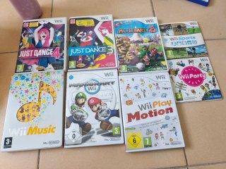 Lote 7 Juegos Wii: Mario Kart, Party, Sports, etc.
