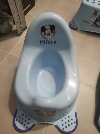 Orinal y Escalón Baño Mickey Mouse