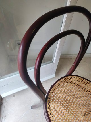 Silla madera haya rejilla