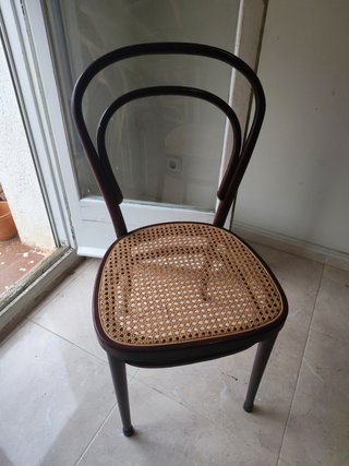 Silla madera haya rejilla
