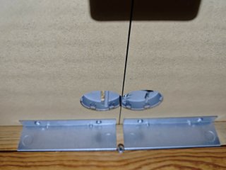 Mesa de comedor de madera negra extensible de 1,75
