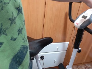 bicicleta estática y remo