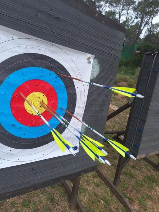 Frecce in legno per tiro con l'arco tradizionale