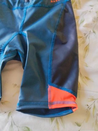 Bañador niño Nabaiji azul y naranja 6/7