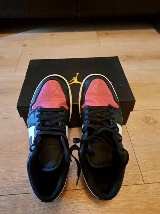 Jordan 1 Low Rosso Nero Bianco